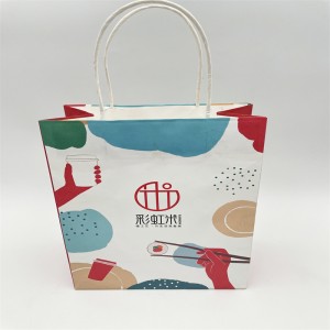 ถุงกระดาษพิมพ์สี, ถุงกระดาษที่เรียบง่ายและทันสมัย